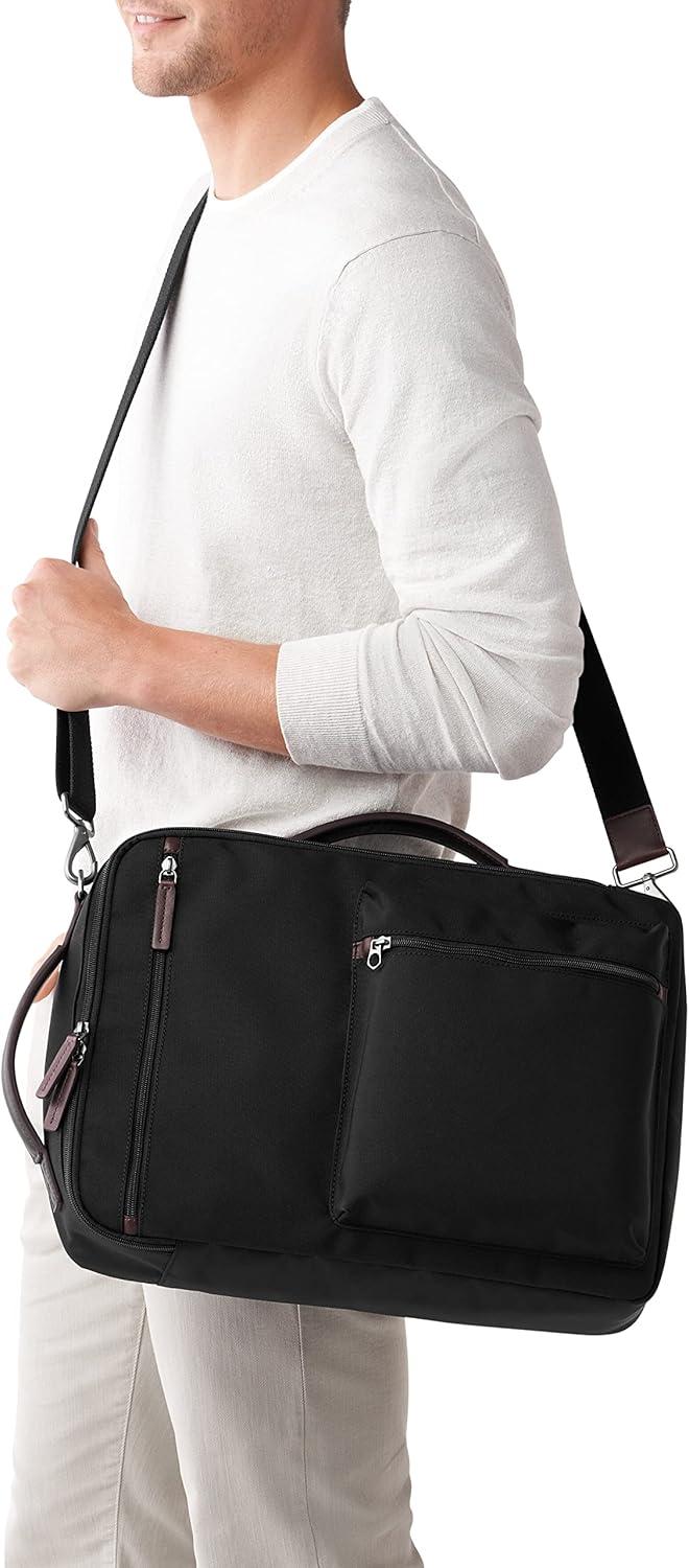 imageFossil Buckner Convertible Backpack and Briefcase BagBlack