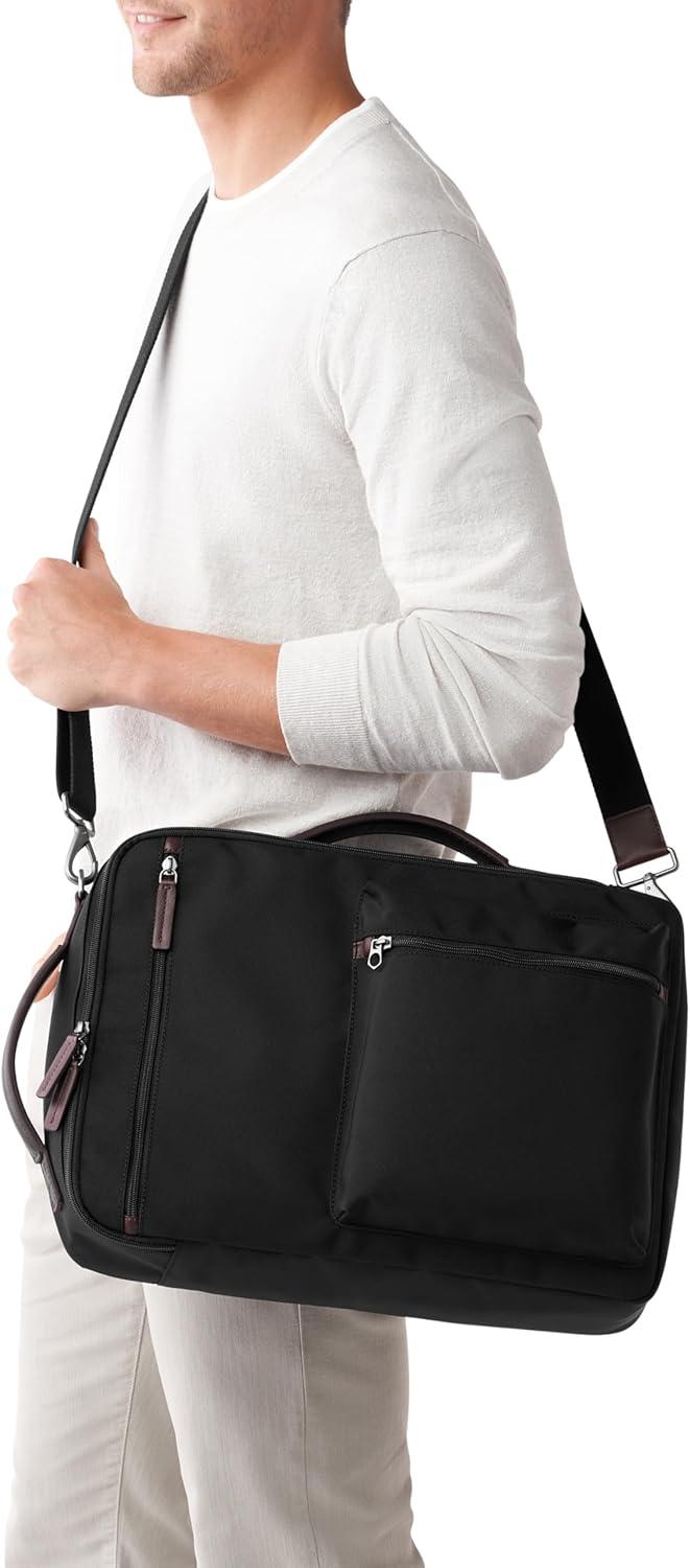 imageFossil Buckner Convertible Backpack and Briefcase BagBlack