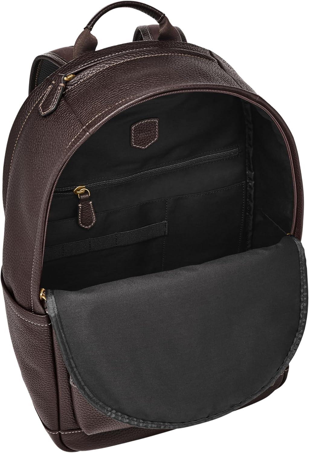 imageFossil Buckner Leather BackpackNew Buckner Mink Brown