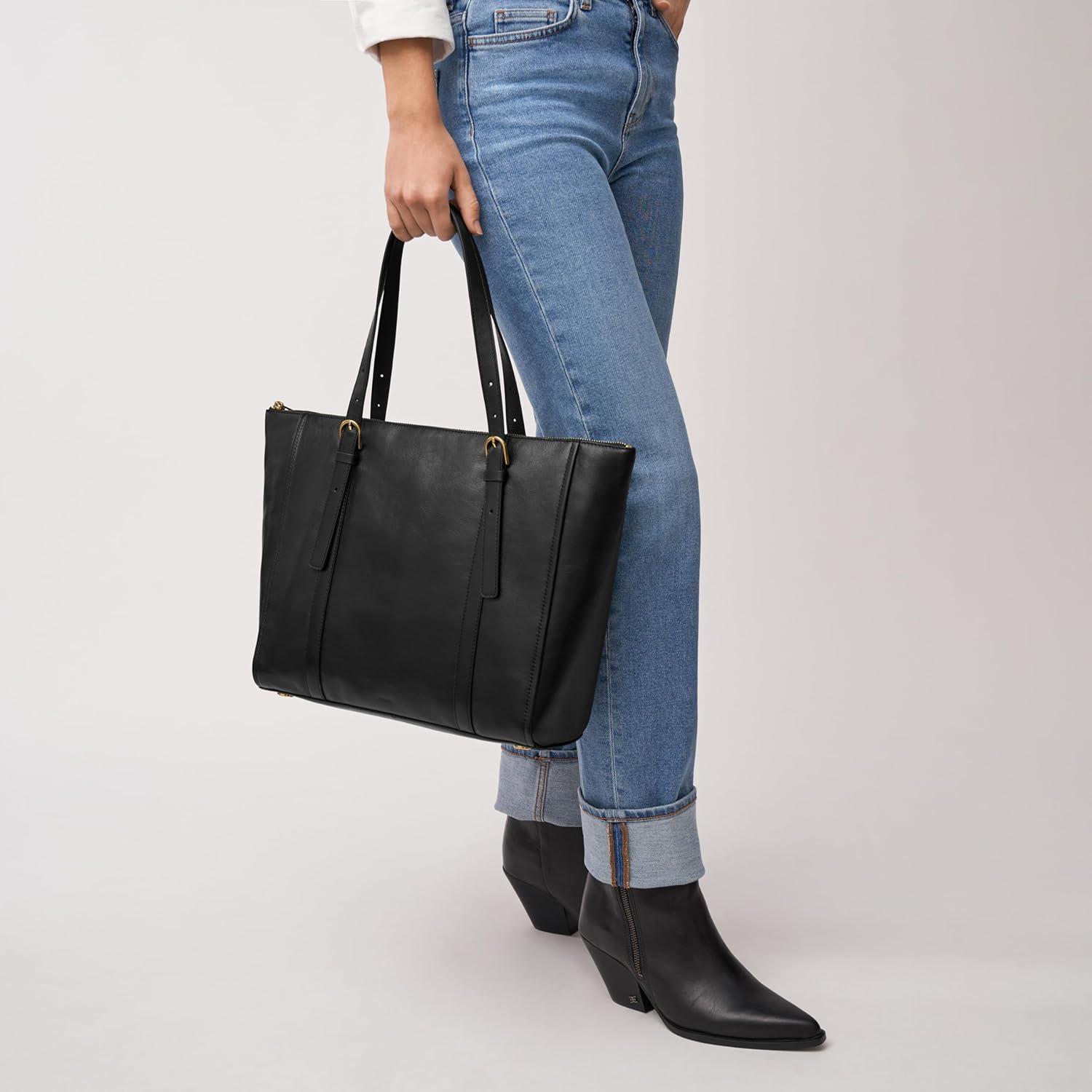 imageFossil Carlie Tote BagBlack