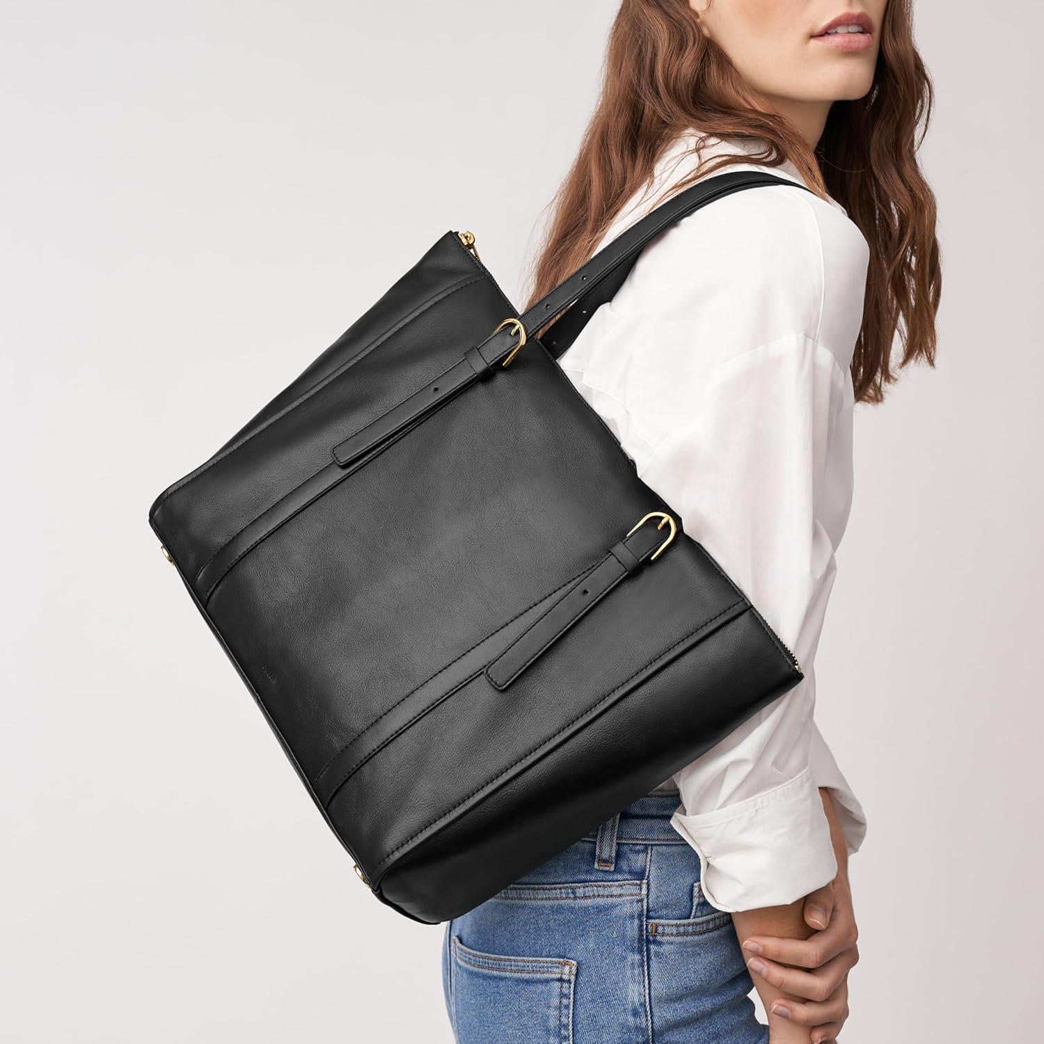 imageFossil Carlie Tote BagBlack