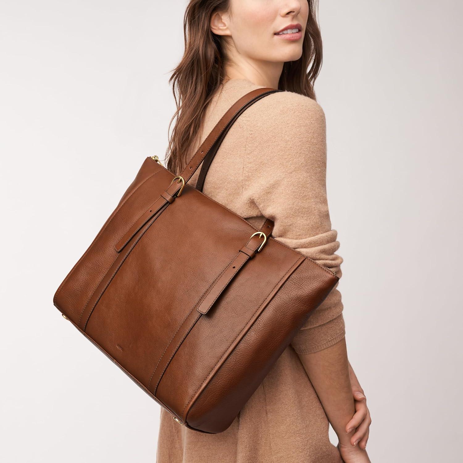 imageFossil Carlie Tote BagBrown