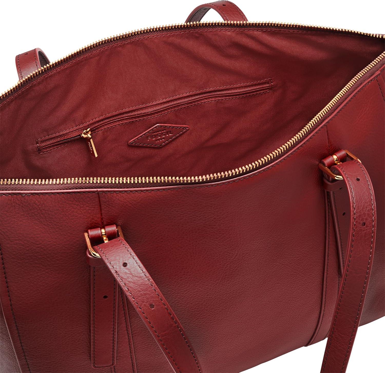 imageFossil Carlie Tote BagScarlet