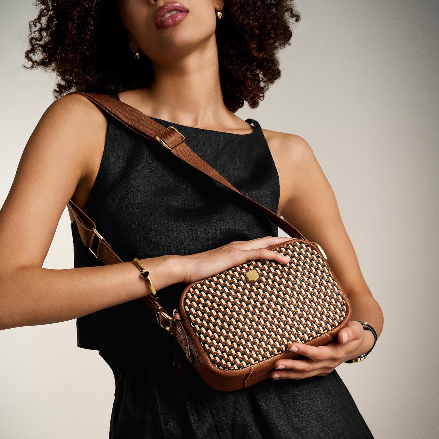 imageFossil Danni Crossbody BagNeutral Woven