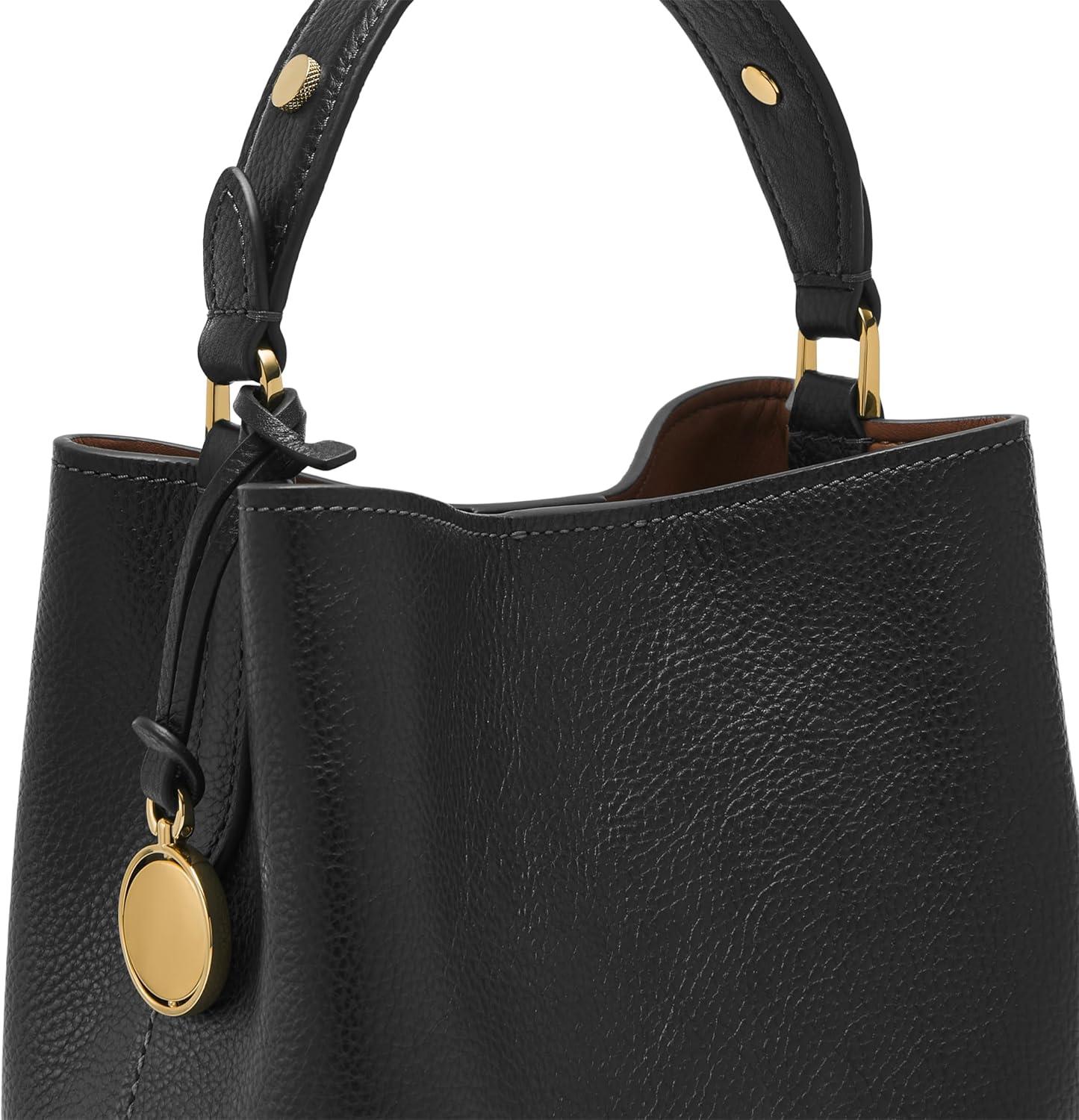 imageFossil Jessie Small Bucket Crossbody BagBlack Small