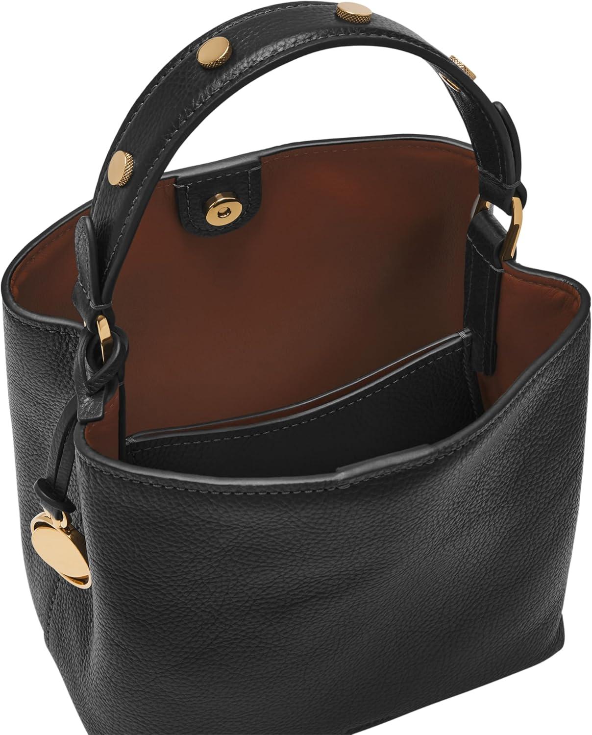 imageFossil Jessie Small Bucket Crossbody BagBlack Small