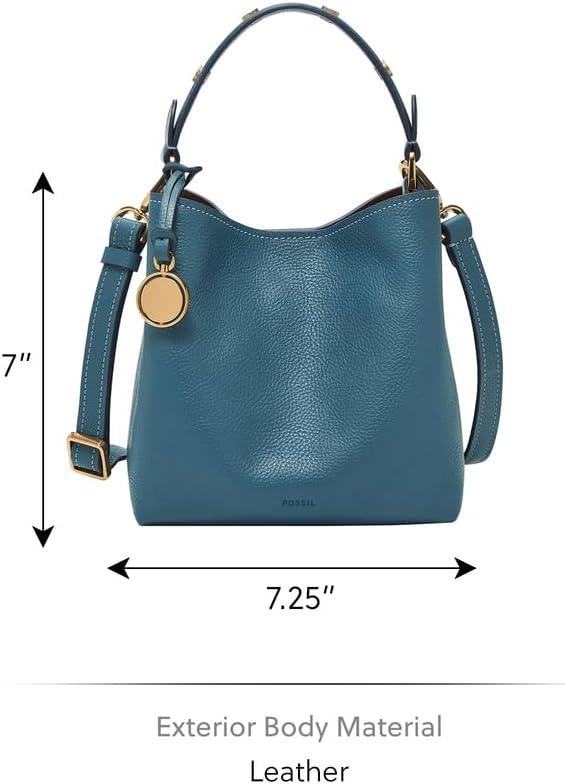imageFossil Jessie Small Bucket Crossbody BagDrizzle