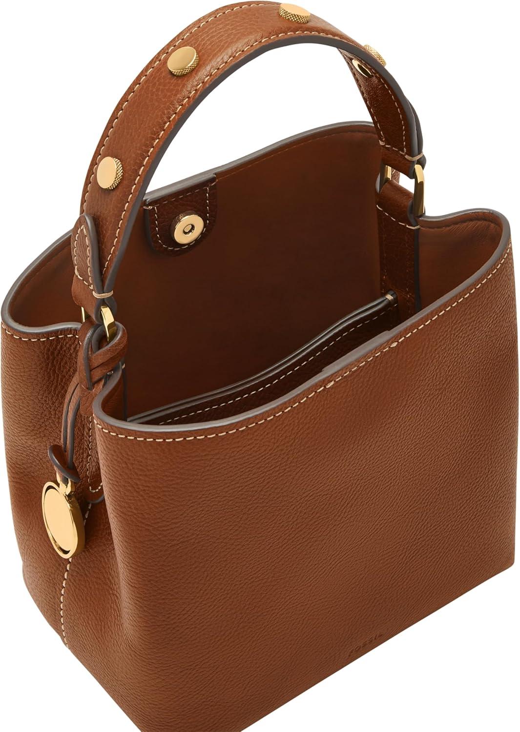 imageFossil Jessie Small Bucket Crossbody BagMedium Brown Small