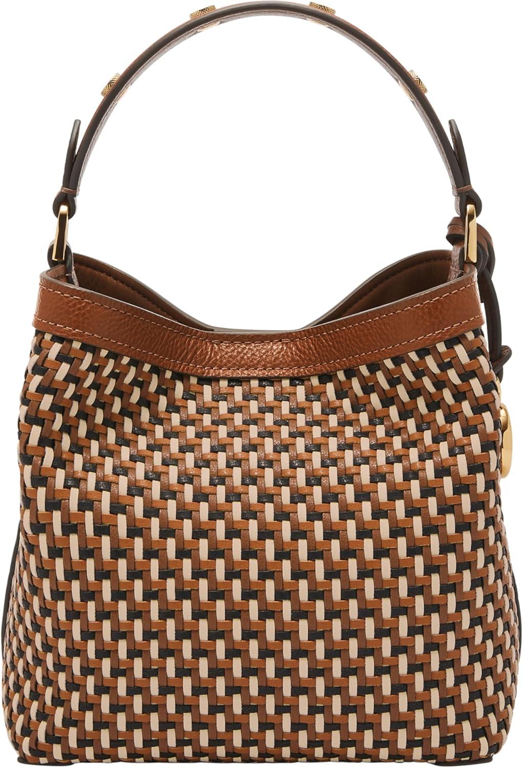 imageFossil Jessie Small Bucket Crossbody BagNeutral Woven