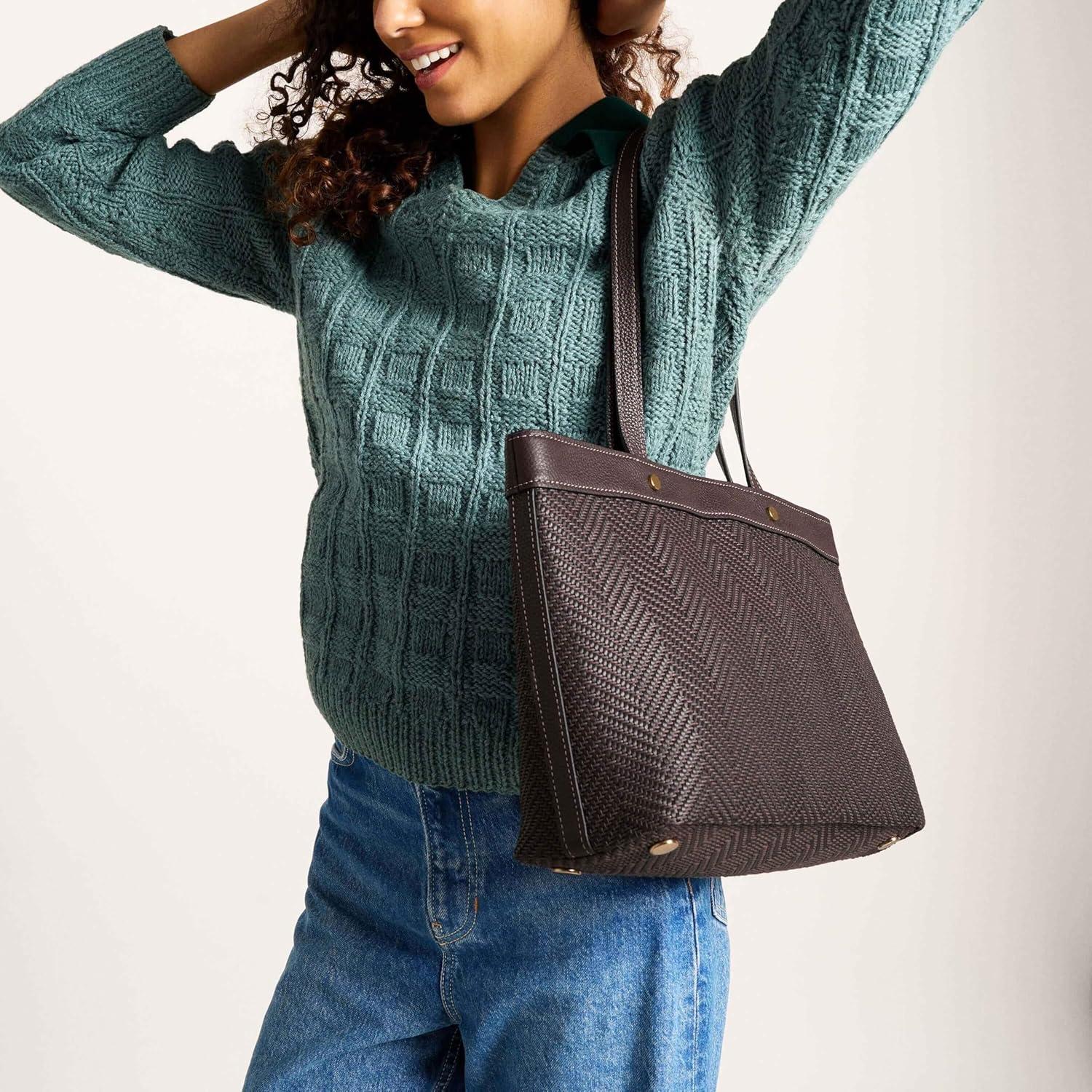 imageFossil Jessie Tote BagChocolate Woven