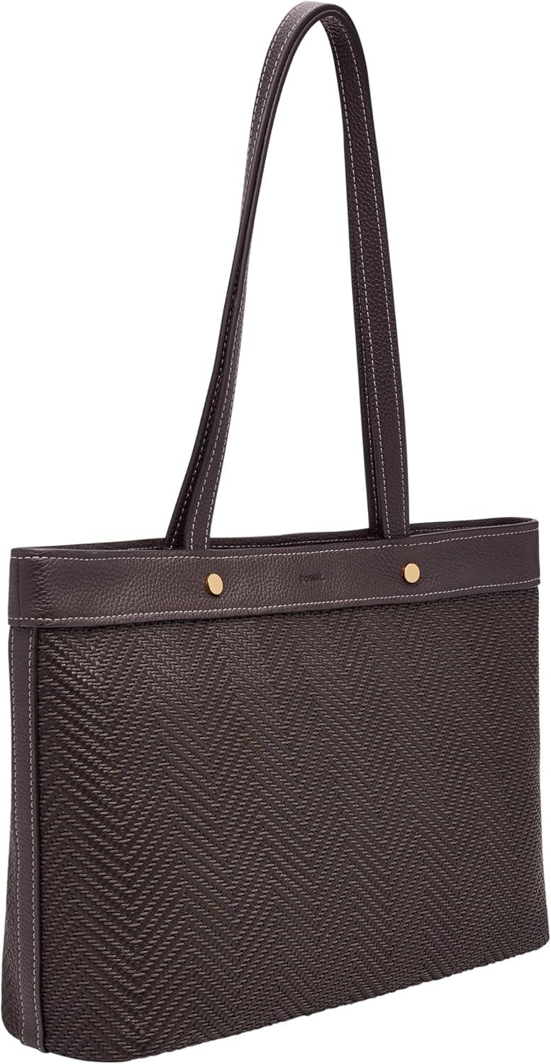 imageFossil Jessie Tote BagChocolate Woven