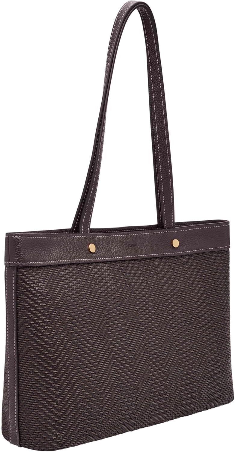 imageFossil Jessie Tote BagChocolate Woven