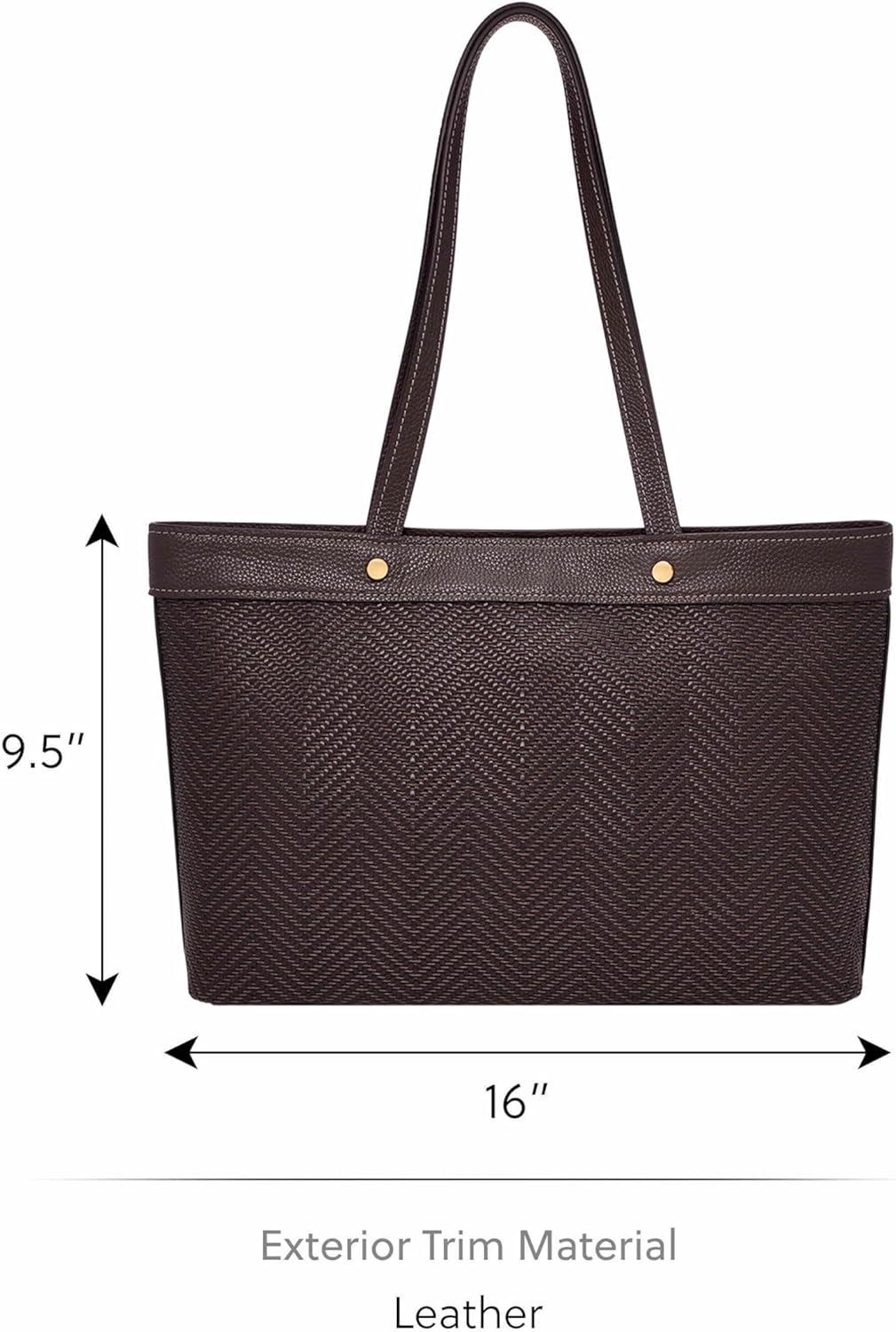 imageFossil Jessie Tote BagChocolate Woven