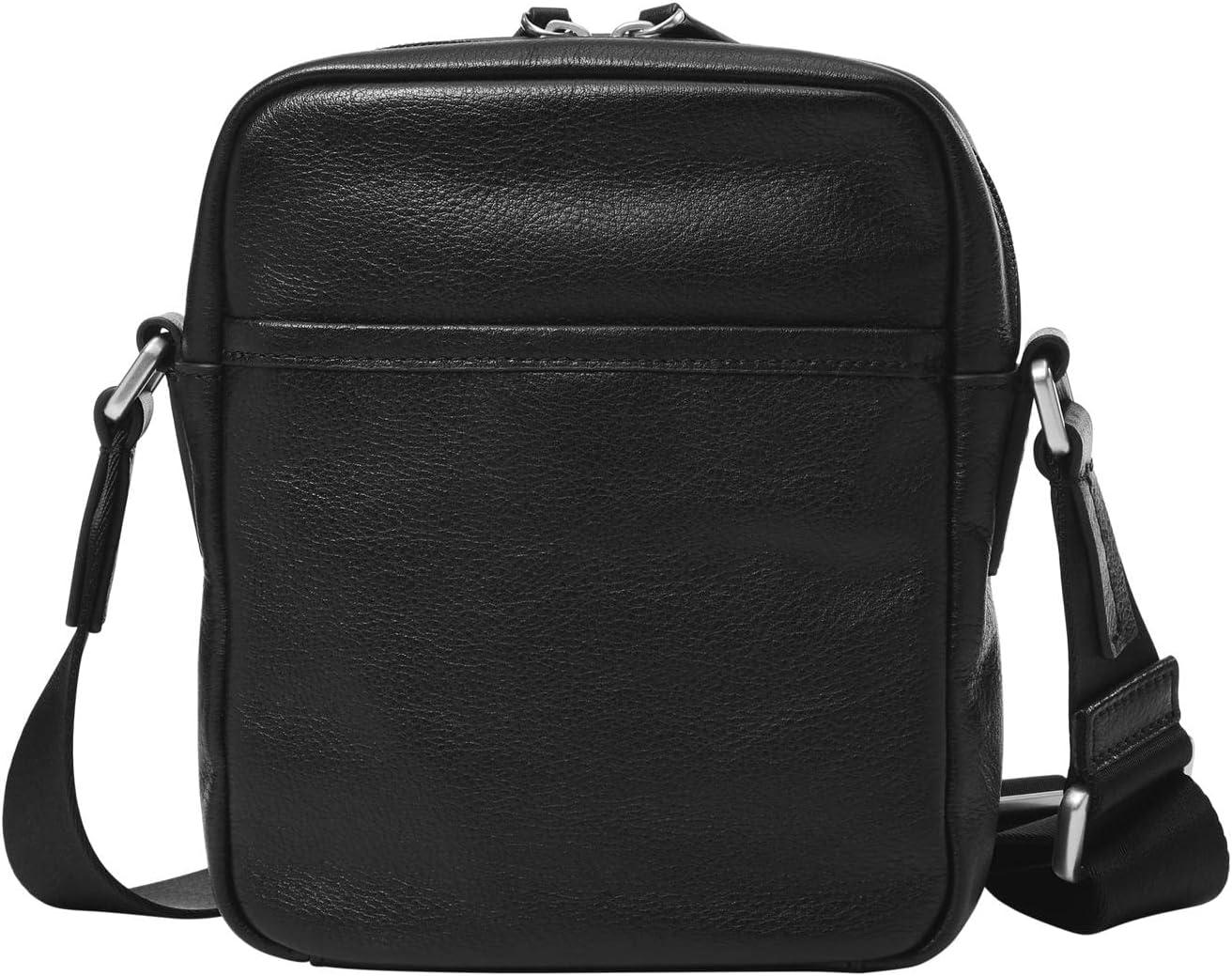 imageFossil Leather or Fabric Courier Messenger Bag for MenCamden Black Commuter