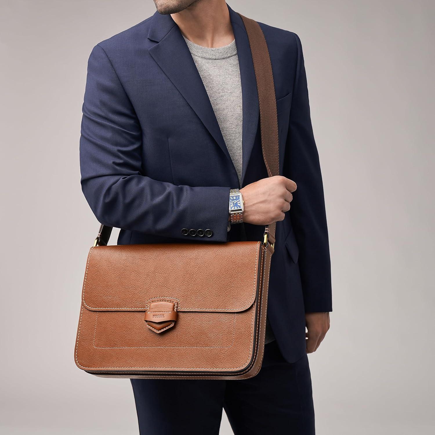 imageFossil Lennox Messenger BriefcaseBrown