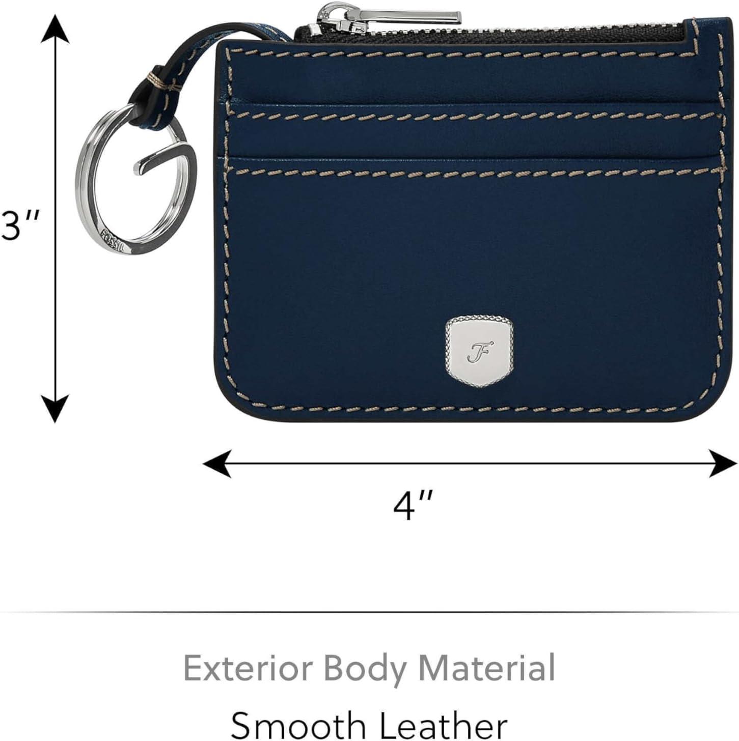 imageFossil Lennox Zip Card Case WalletInsignia Blue