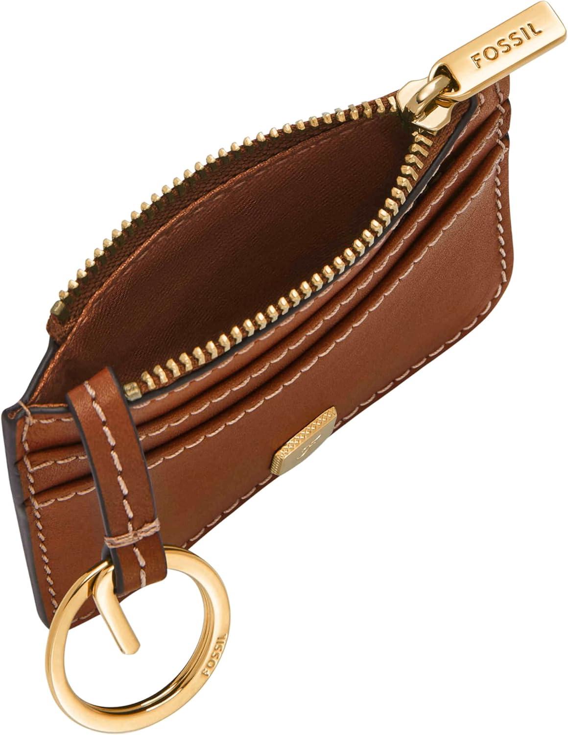 imageFossil Lennox Zip Card Case WalletMedium Brown