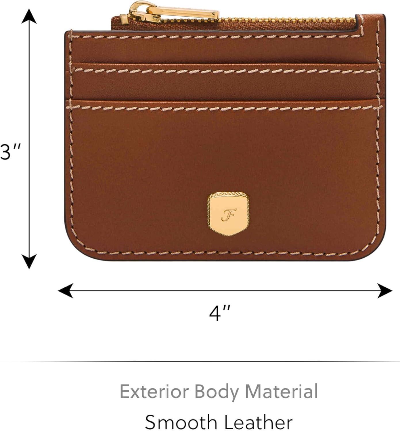 imageFossil Lennox Zip Card Case WalletMedium Brown