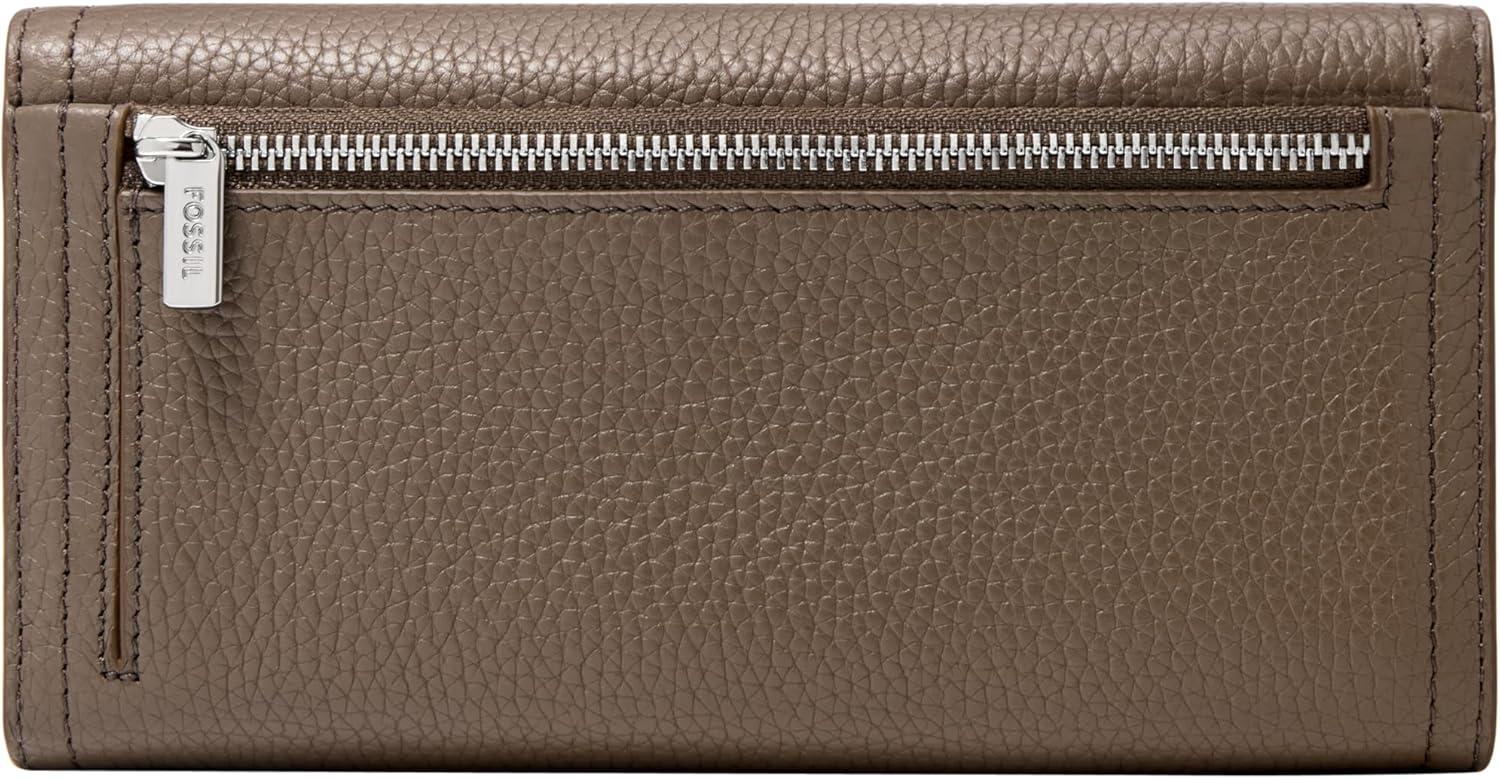 imageFossil Logan Flap Clutch Wallet Smoke