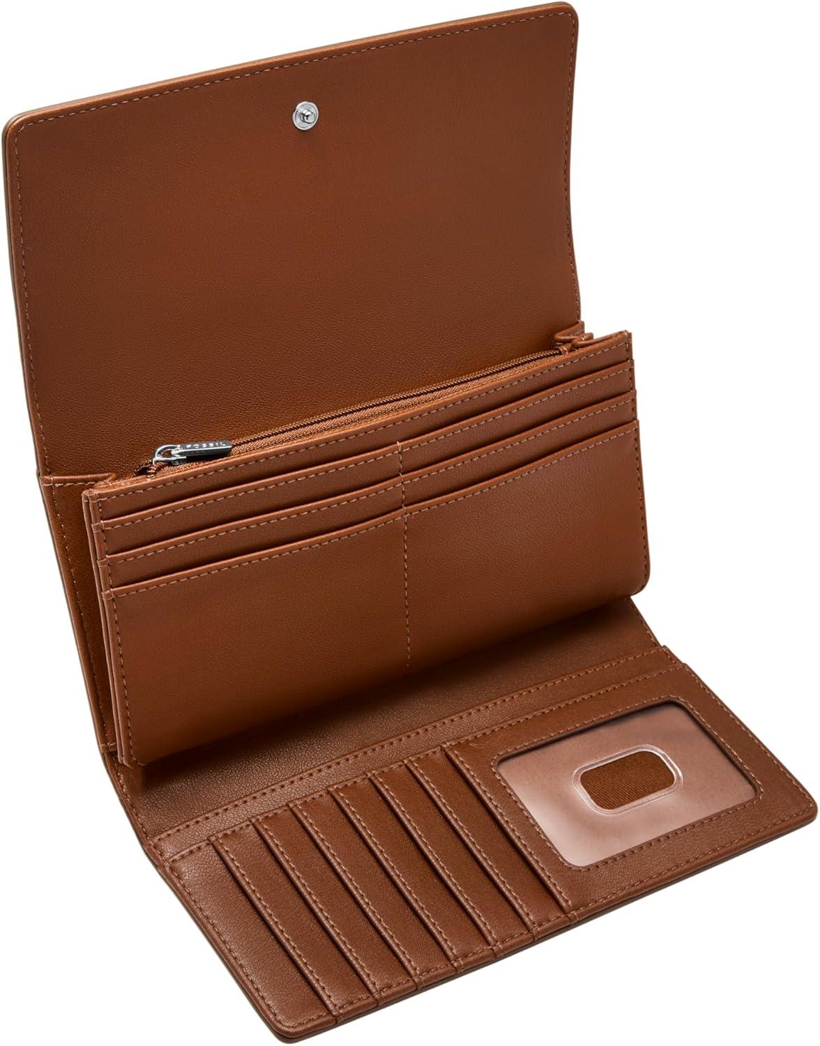 imageFossil Logan Flap Clutch Wallet Smoke