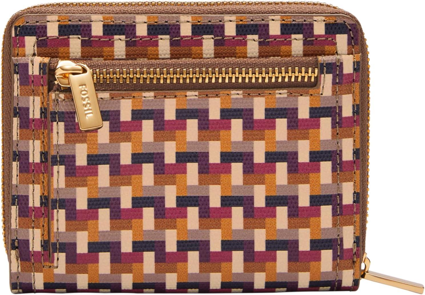 imageFossil Logan Multifunction Bifold Wallet NebulaMulti Woven Print
