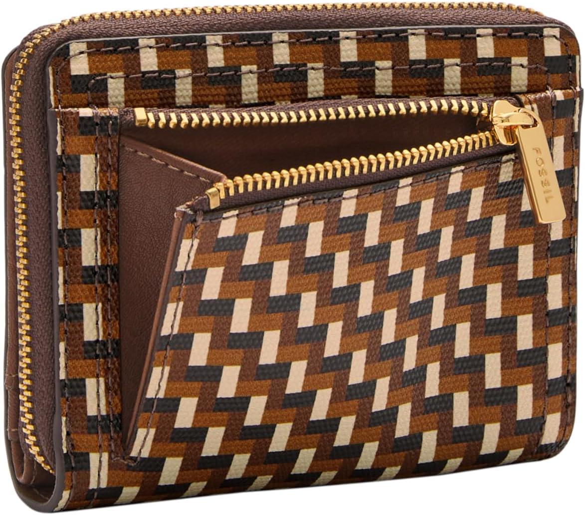 imageFossil Logan Multifunction Bifold Wallet NebulaNeutral Woven Print