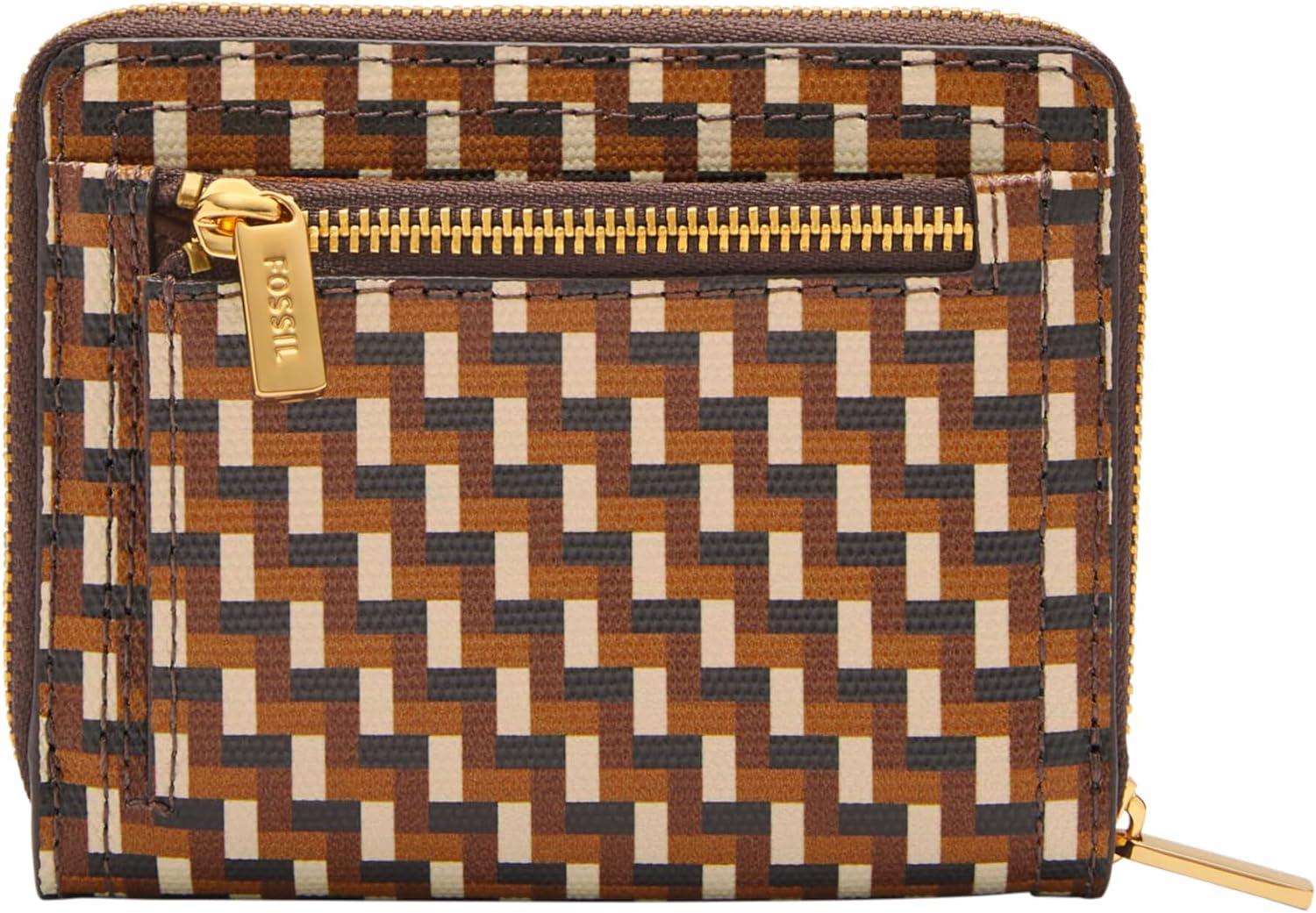 imageFossil Logan Multifunction Bifold Wallet NebulaNeutral Woven Print