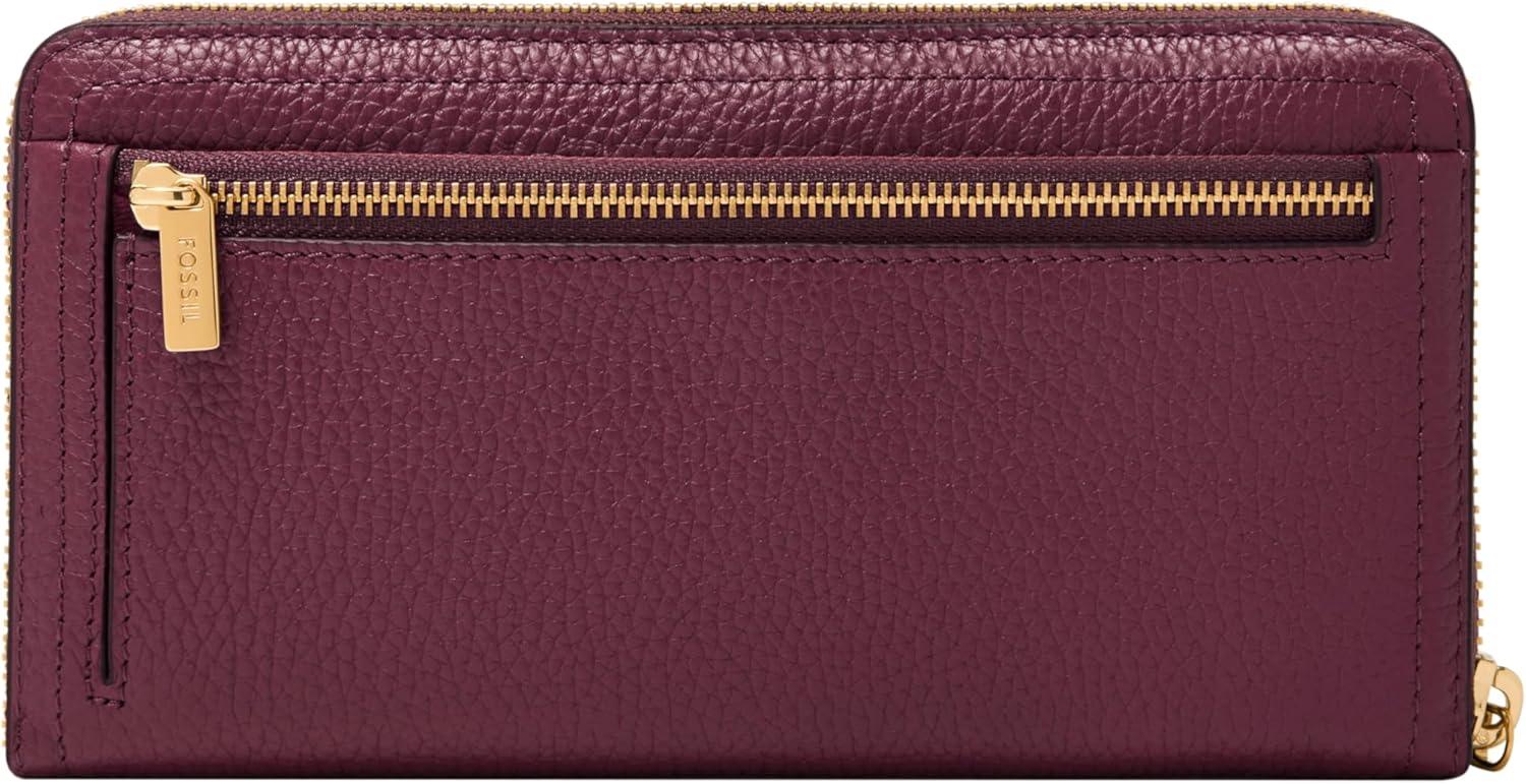 imageFossil Logan Zip Around Clutch Wallet NebulaBerry