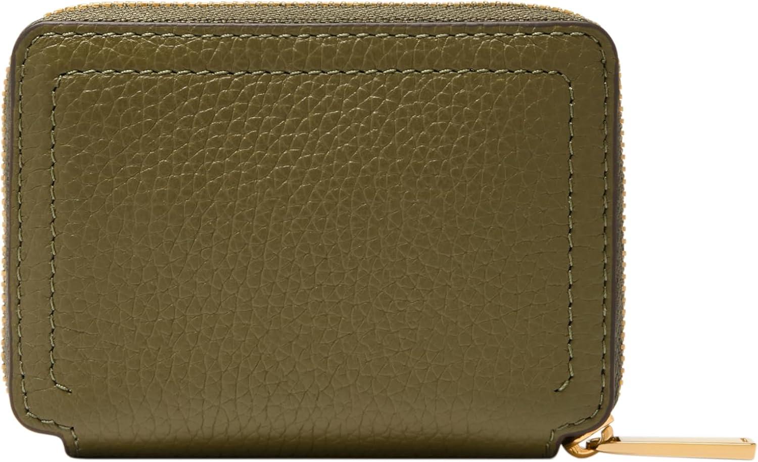 imageFossil Logan Zip Card Case Black with KeychainDesert Olive
