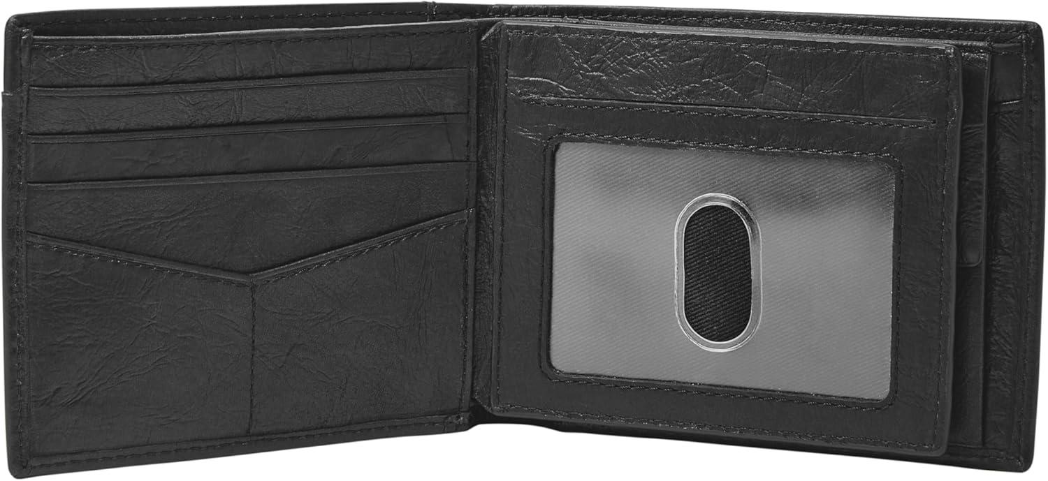 imageFossil Mens Bifold Coin Pocket WalletNeel Black