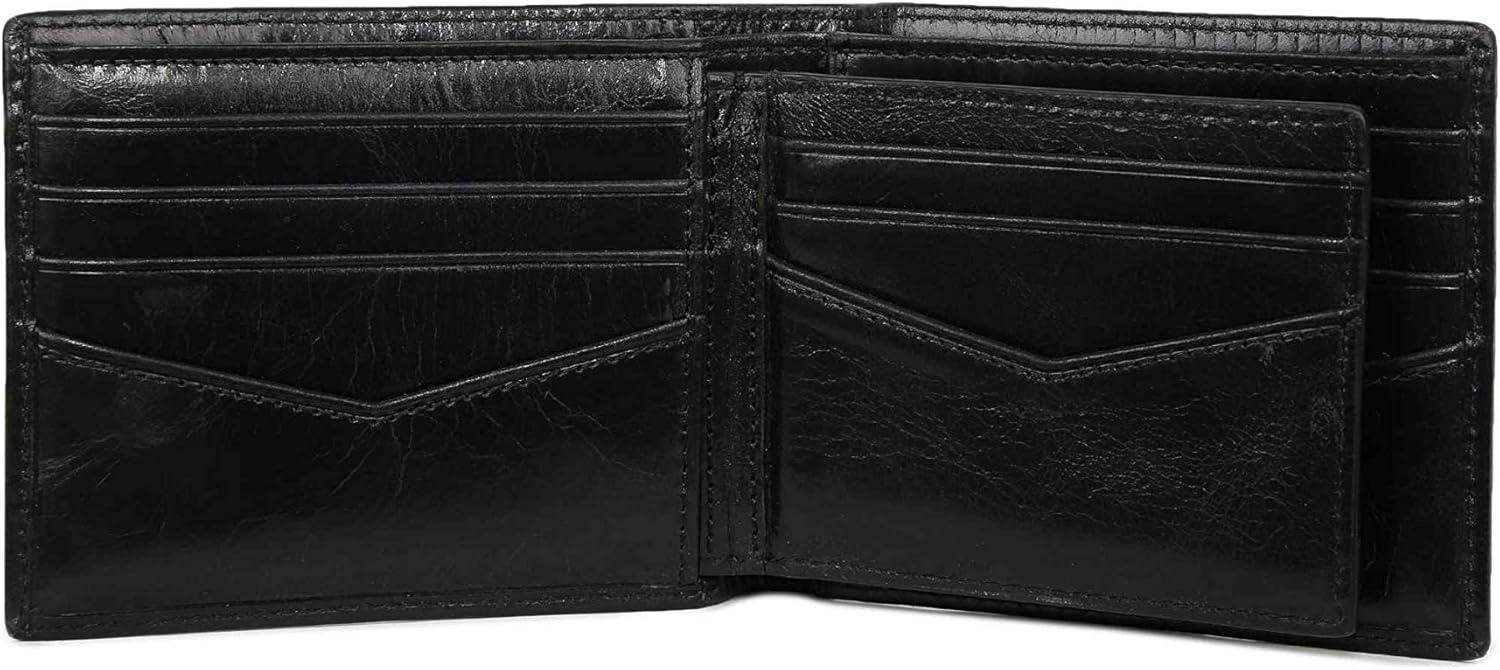 imageFossil Mens Bifold Passcase WalletBlack
