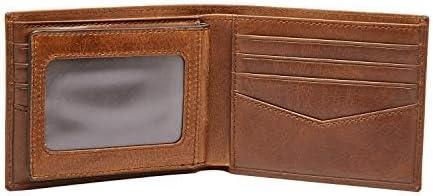 imageFossil Mens Bifold Passcase WalletBrown