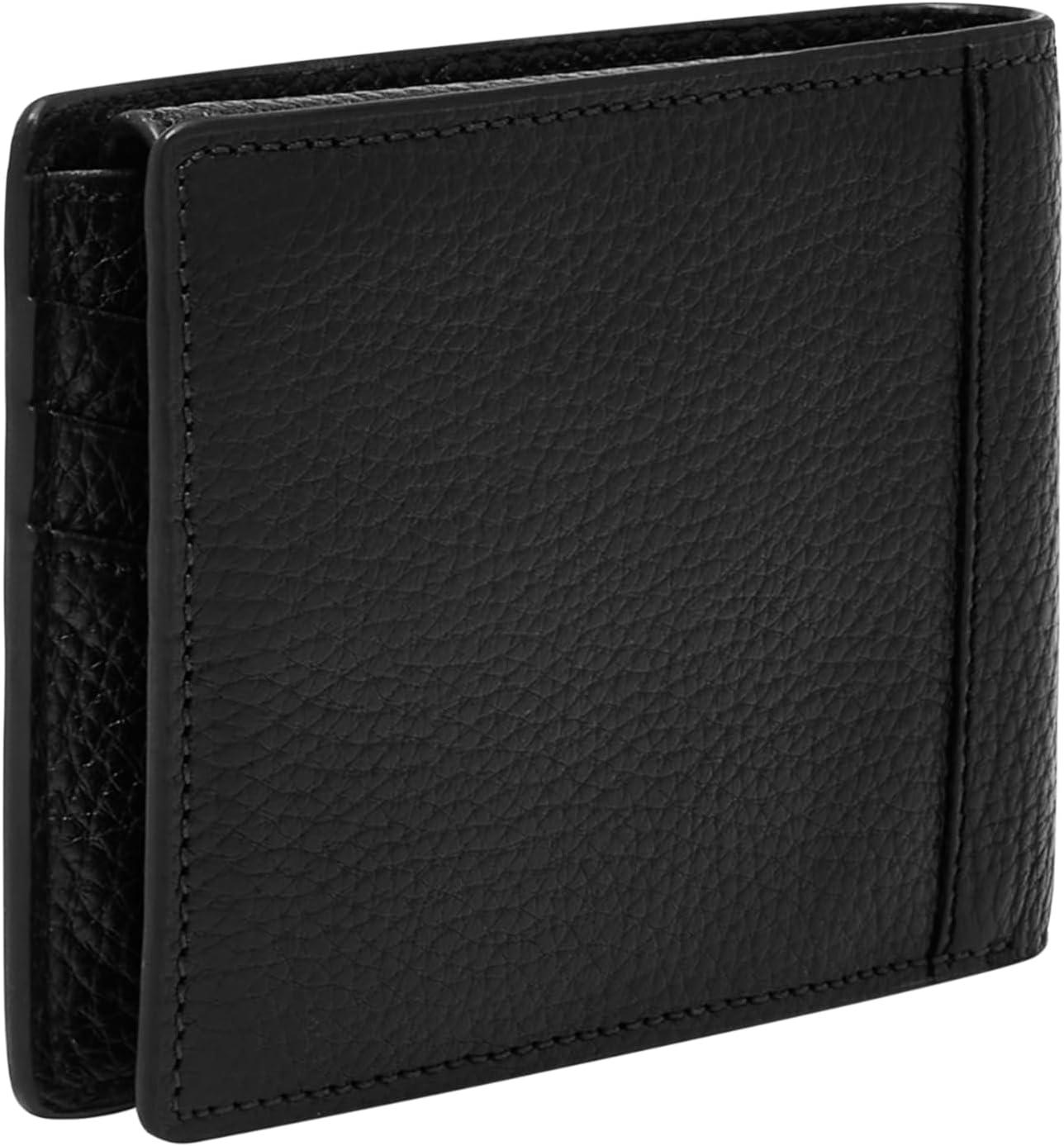 imageFossil Mens Bifold Passcase WalletHuntington Black