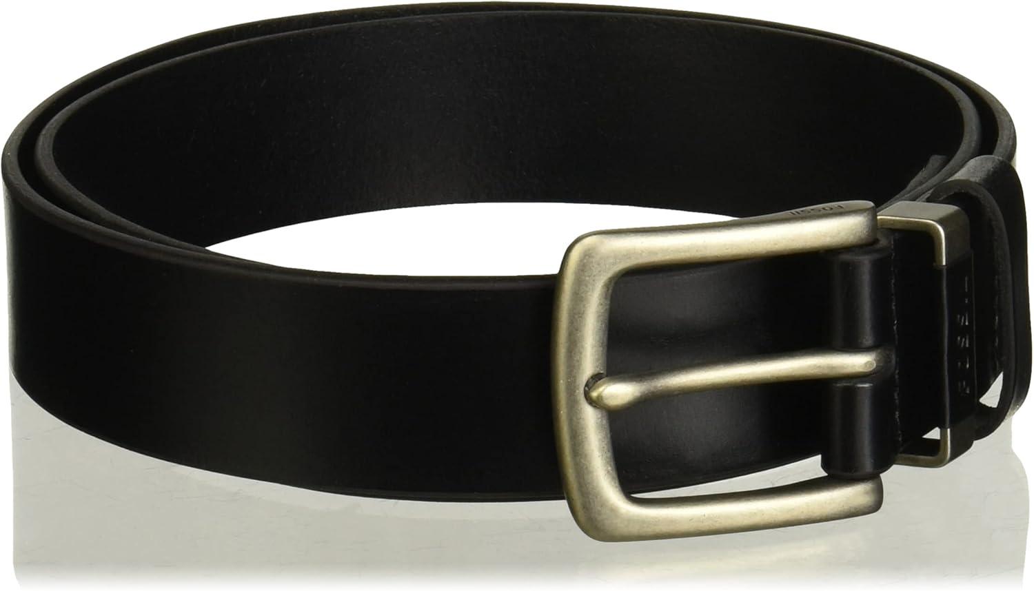 imageFossil Mens Black Leather BeltJay Black