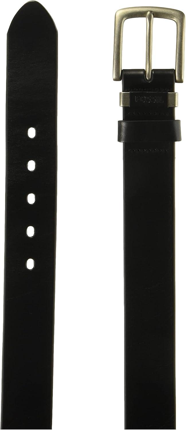 imageFossil Mens Black Leather BeltJay Black