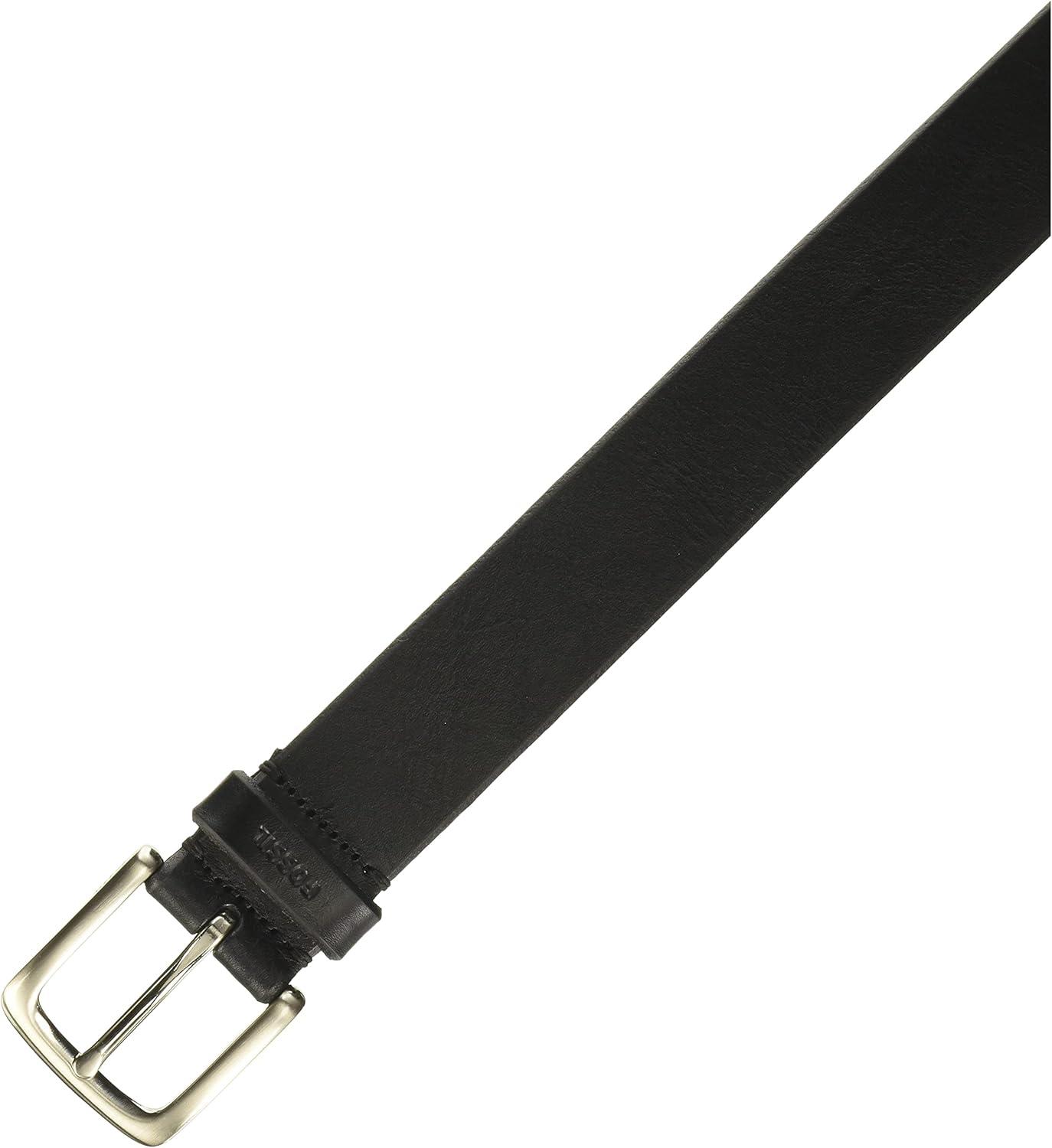 imageFossil Mens Black Leather BeltJoe Black