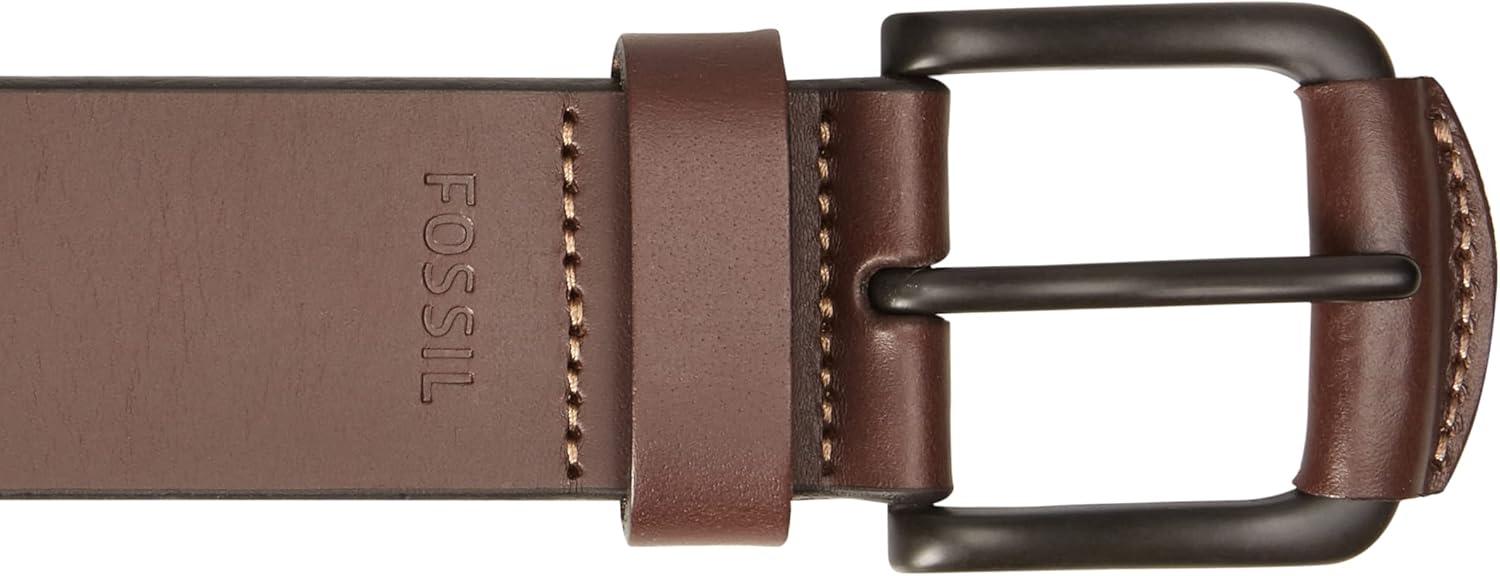 imageFossil Mens Brown Leather BeltCarson Dark Brown