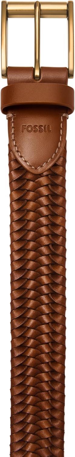 imageFossil Mens Brown Leather BeltRhett Brown