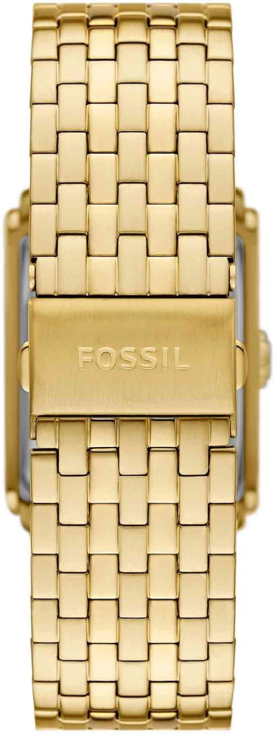 imageFossil Mens Carraway Quartz Stainless Steel ThreeHand WatchGold