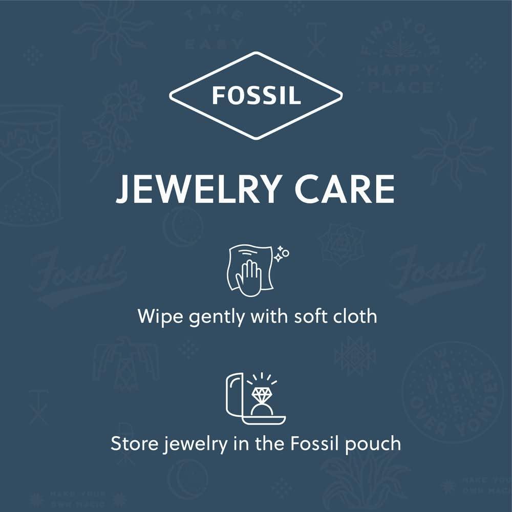 imageFossil Mens Casual Stainless Steel and Genuine Leather Bracelet for MenBlackSilver Multi