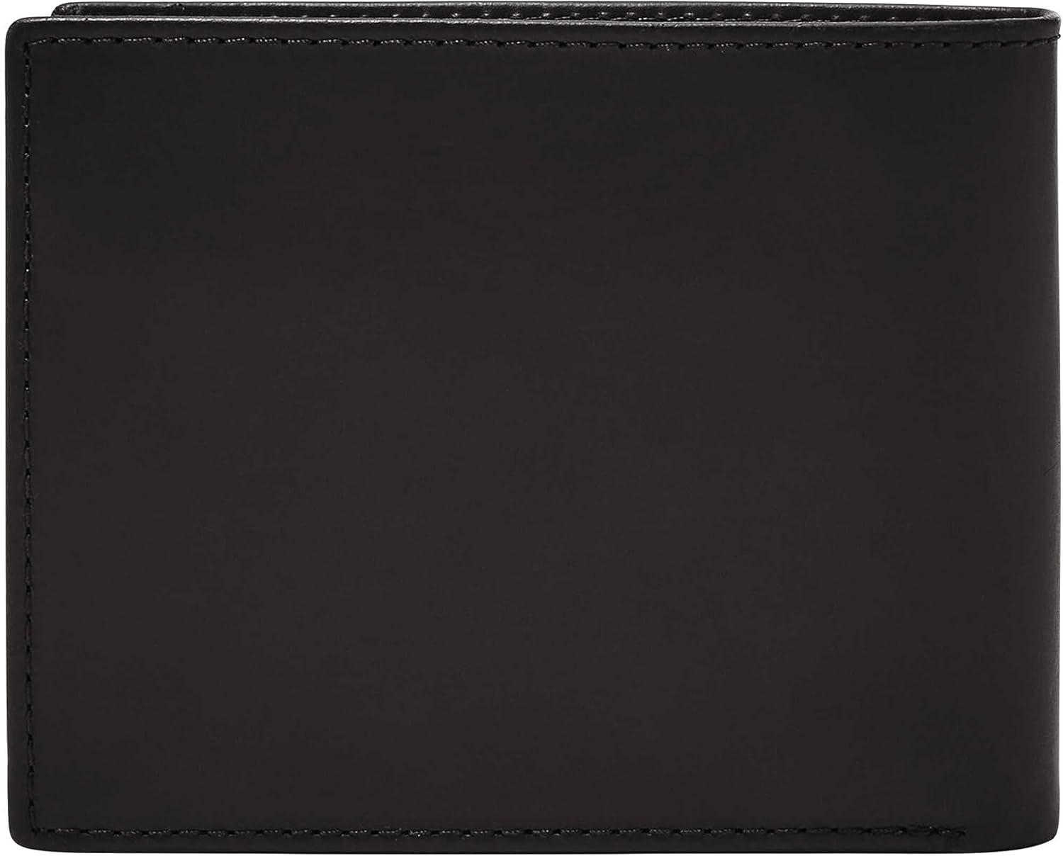 imageFossil Mens Derrick Bifold Coin Pocket WalletBlack