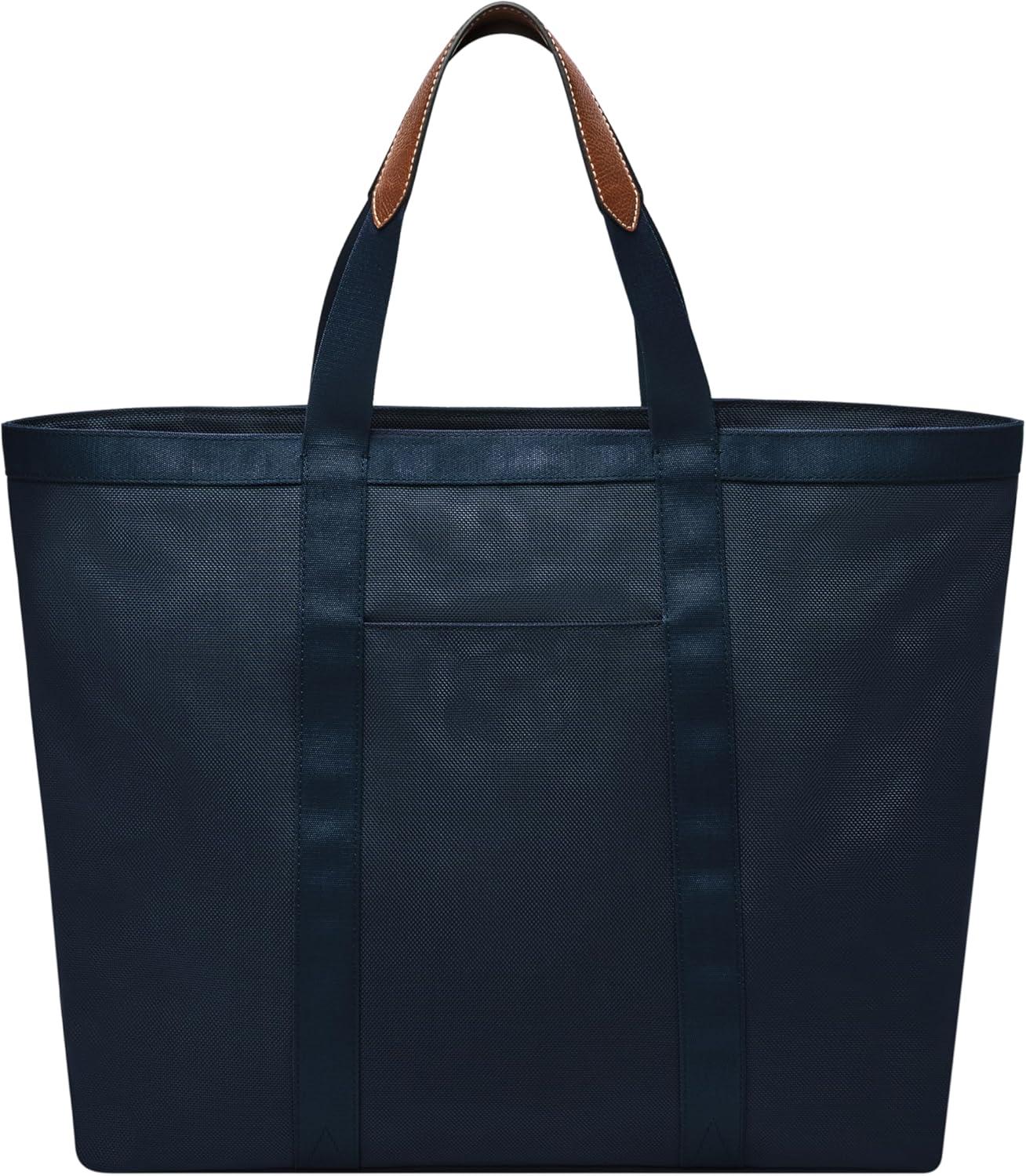 imageFossil Mens Hayes Nylon Tote Bag with Zipper Navy Blue Model MBG9629400