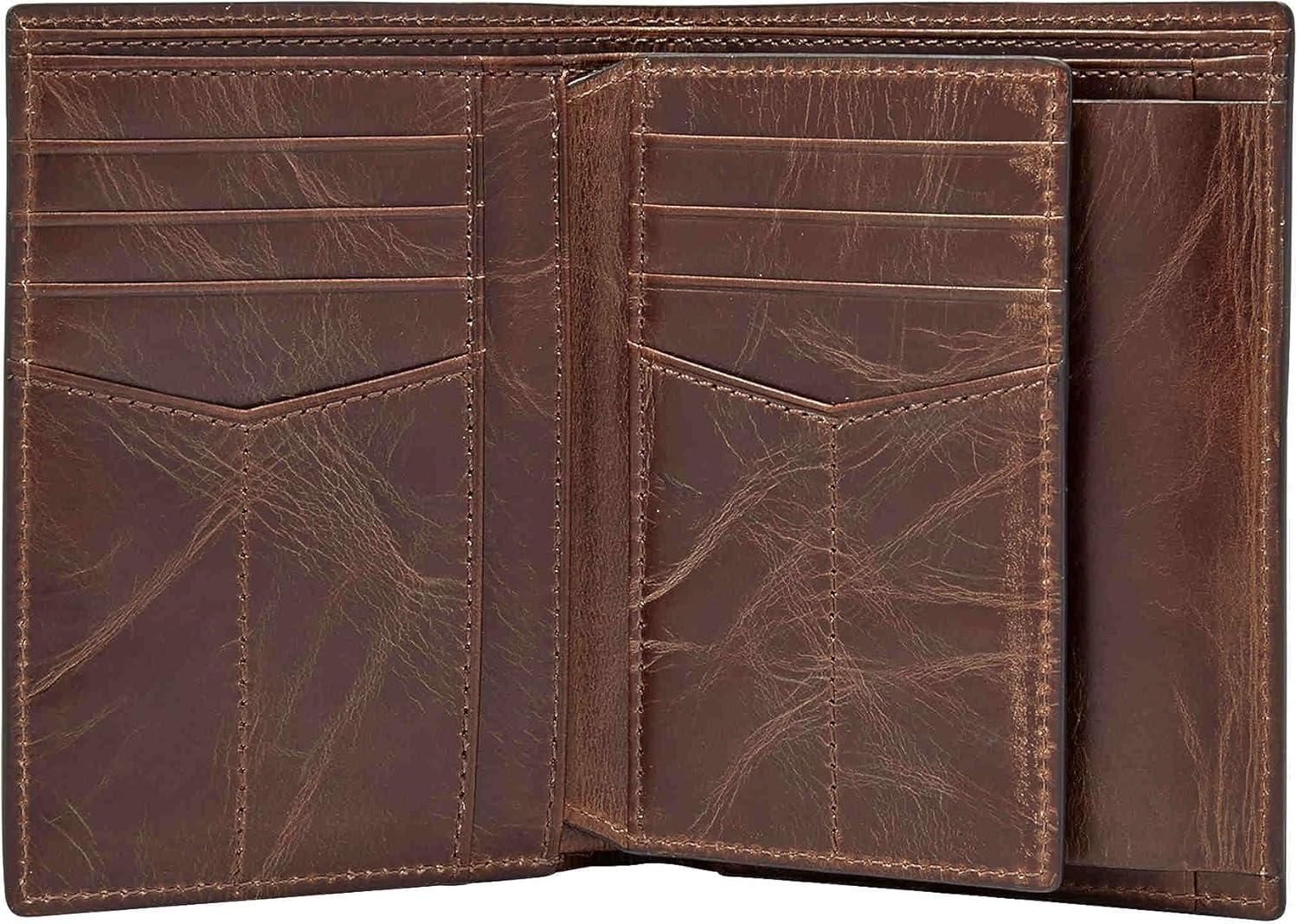 imageFossil Mens International Combination WalletDerrick Dark Brown