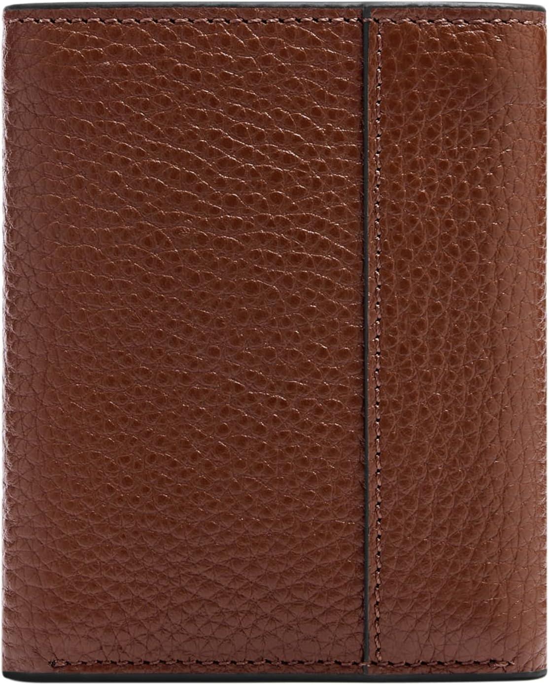 imageFossil Mens Leather Trifold Wallet for MenHuntington Brown