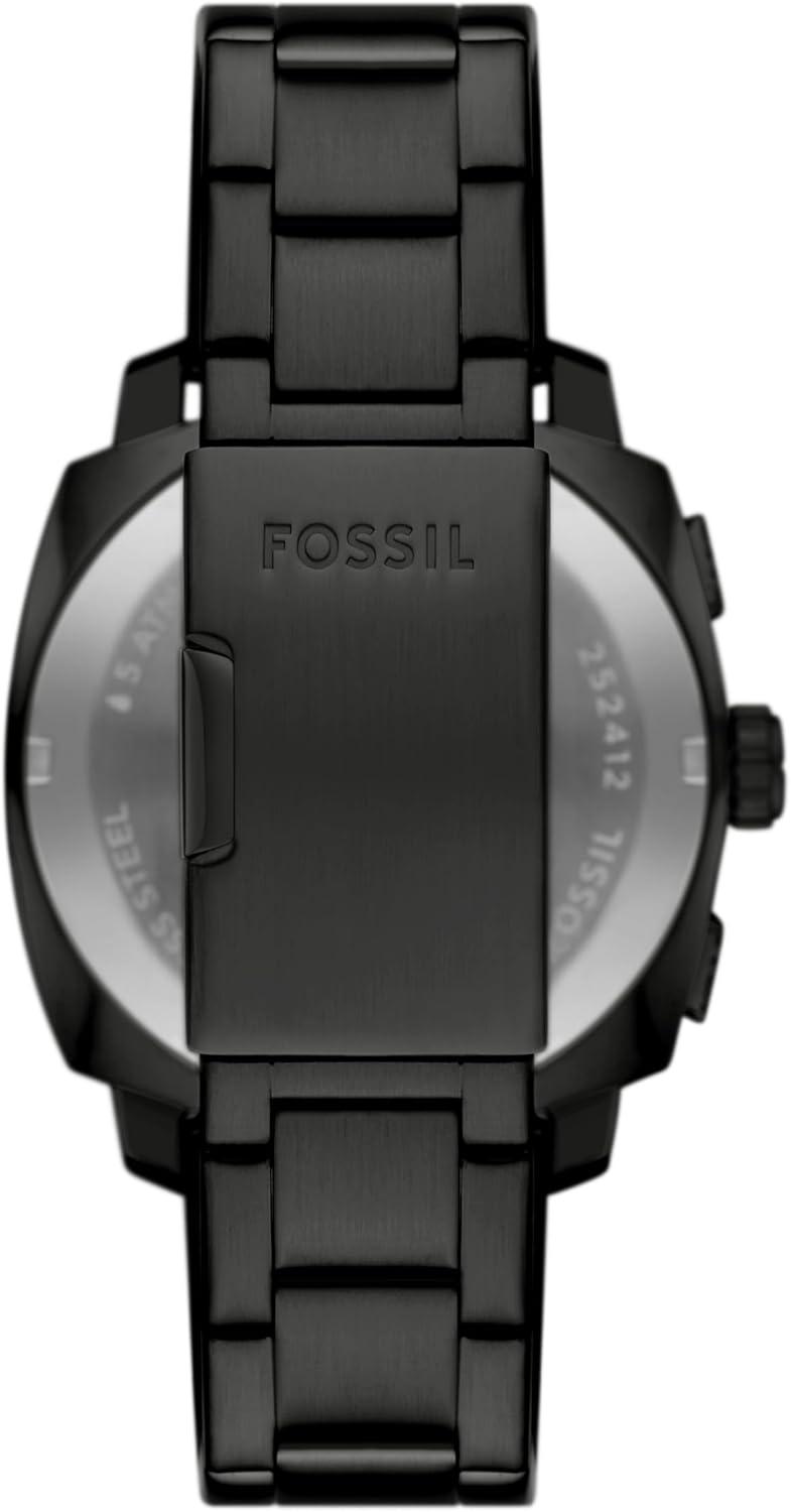 imageFossil Mens Machine Chronograph Stainless Steel WatchBlack Bracelet