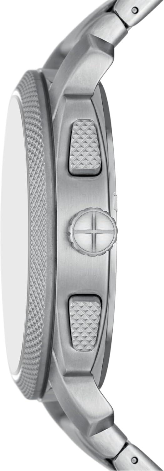 imageFossil Mens Machine Chronograph Stainless Steel WatchSilverBlue