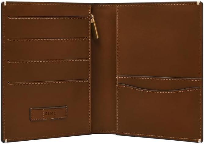 imageFossil Mens Passport Case WalletWestover Brown