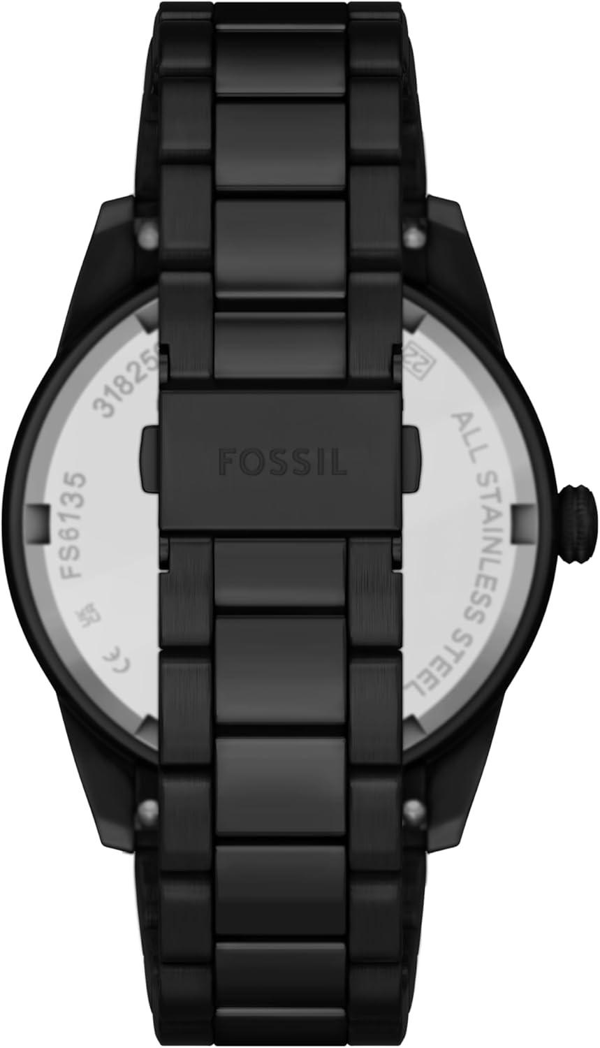 imageFossil Mens Pearson Multifunction Stainless Steel WatchBlack