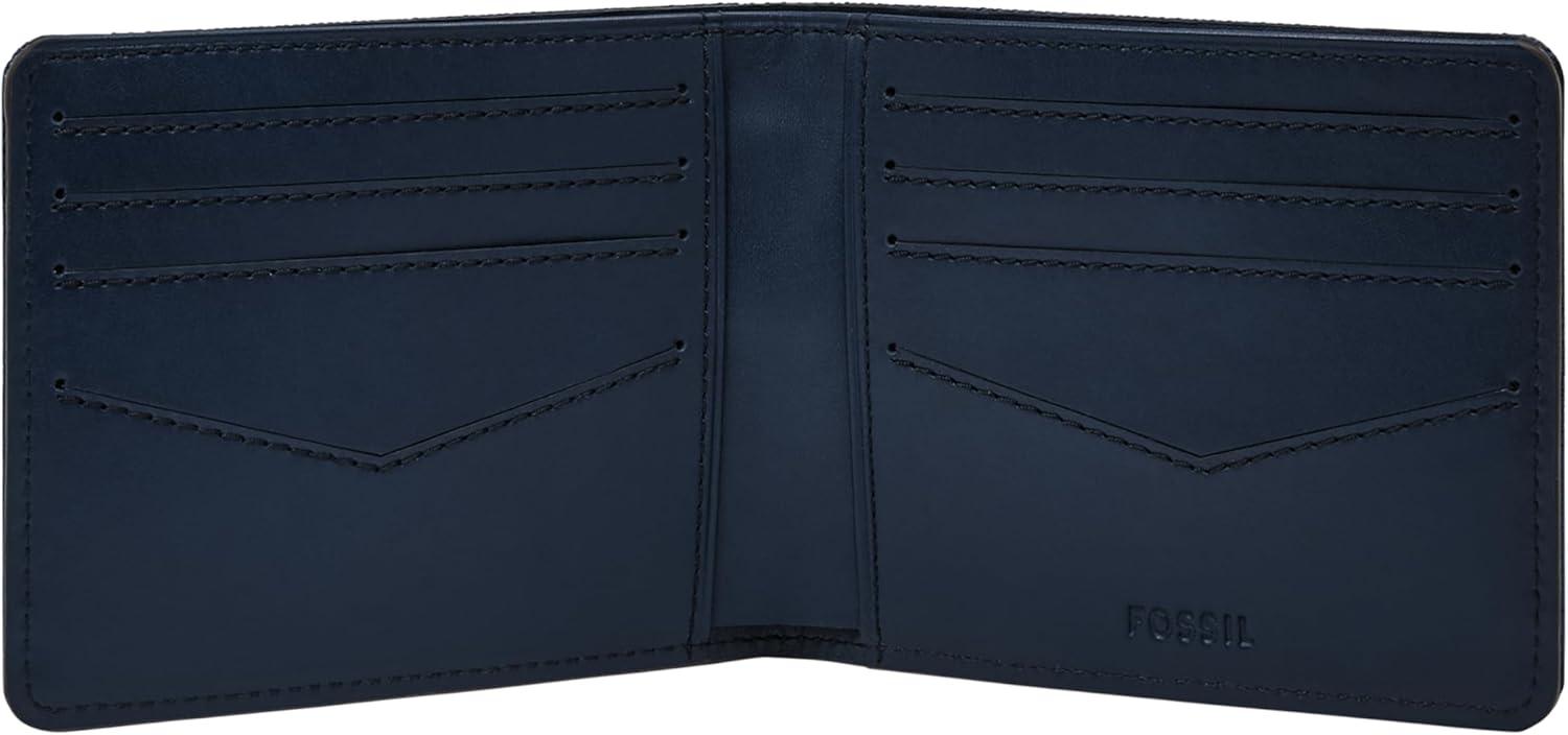 imageFossil Mens Slim Bifold WalletNavy
