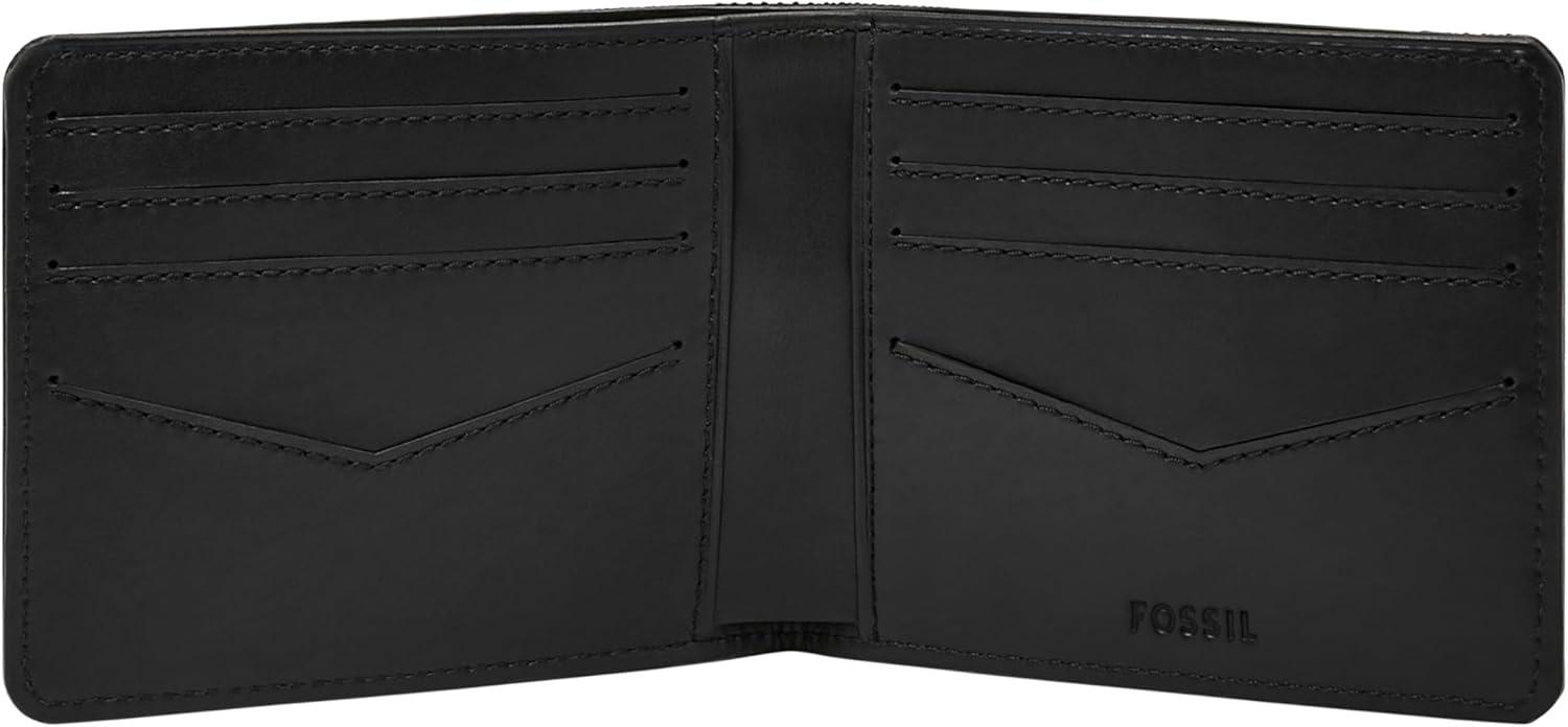 imageFossil Mens Slim Bifold WalletRowan Black